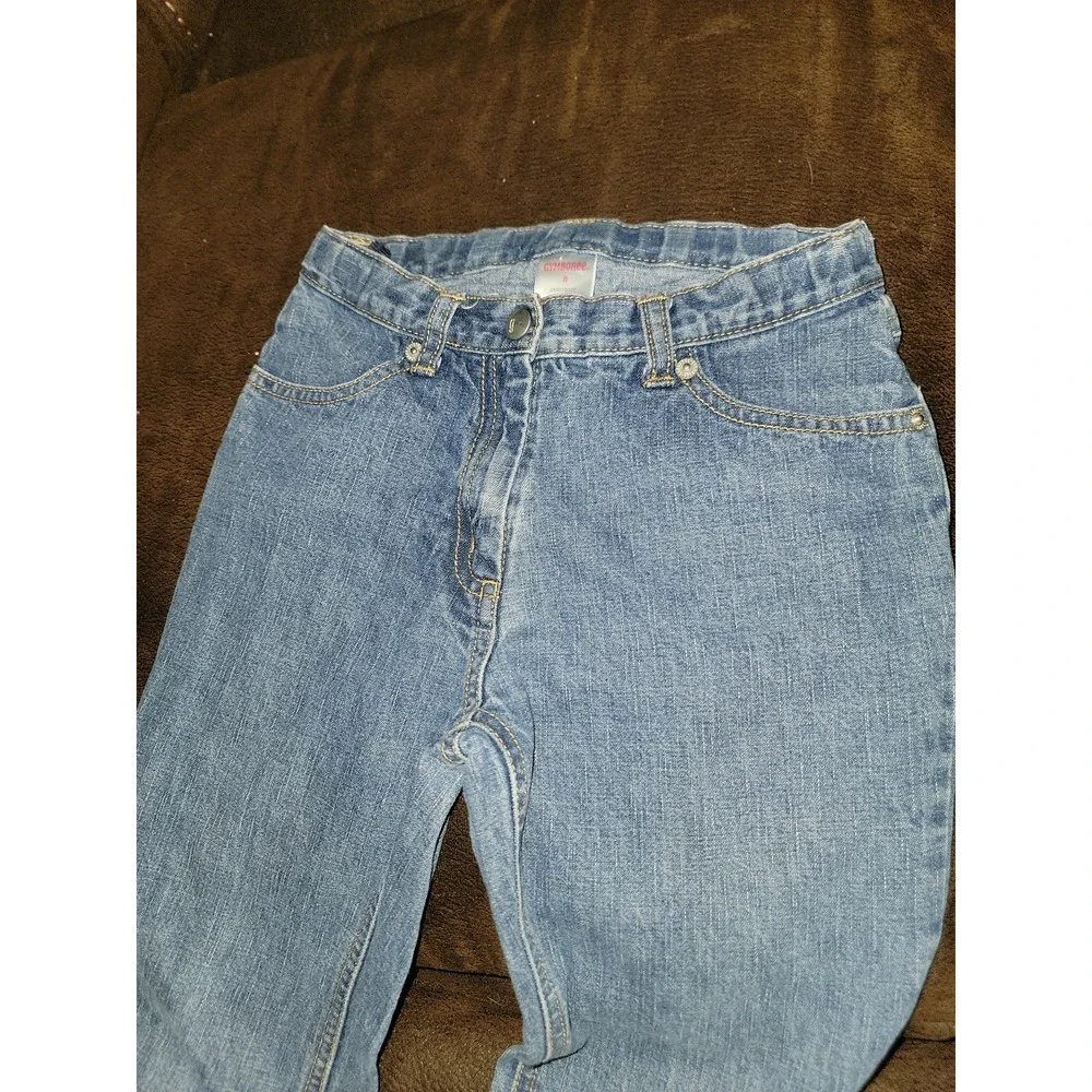 Gymboree vintage‎ sugar and spice gingerbread house jeans size 8